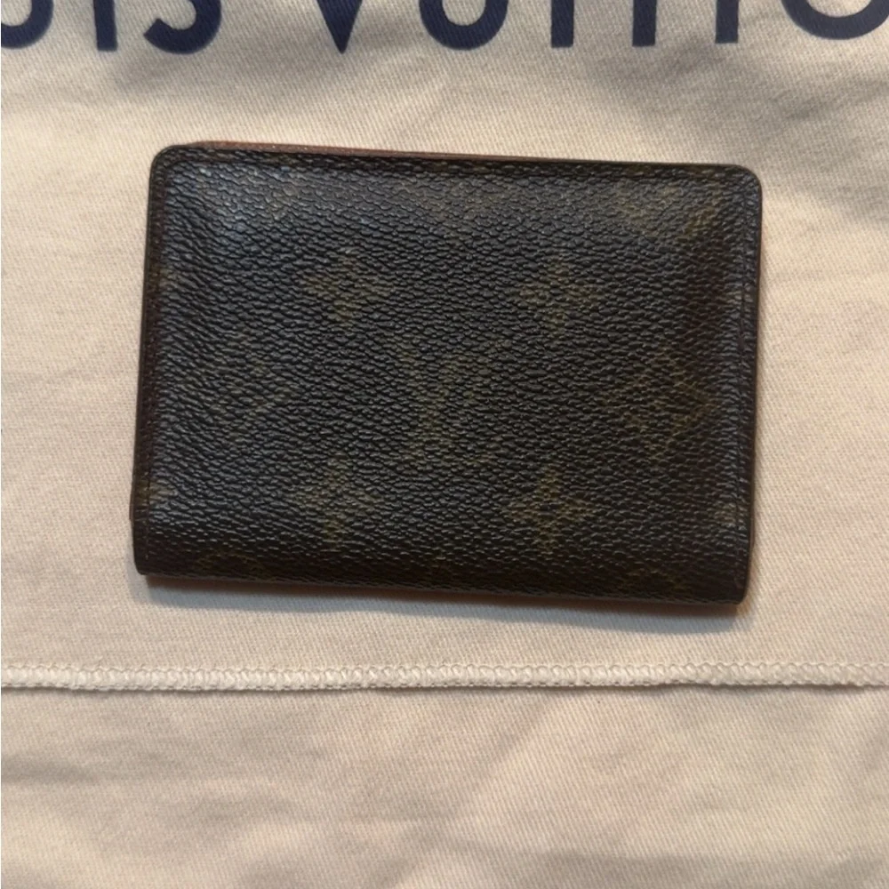 Louis Vuitton Monogram Card Holder Authentic Preloved Vintage with COA CA1919 - Picture 10 of 11